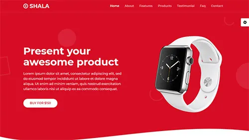 Product Landing Page